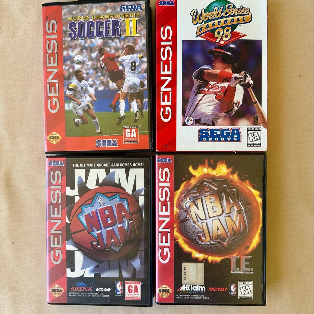Sega Genesis Sports games set